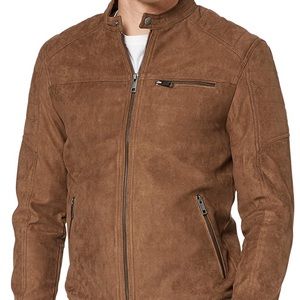 Men’s Large suede bomber jacket